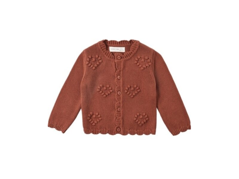 Rylee + Cru LLC KNIT CARDIGAN || RED