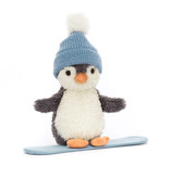 JellyCat Inc Peanut Penguin Snowboarding Small