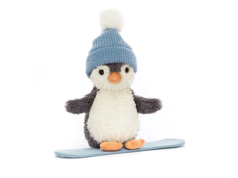 JellyCat Inc Peanut Penguin Snowboarding Small