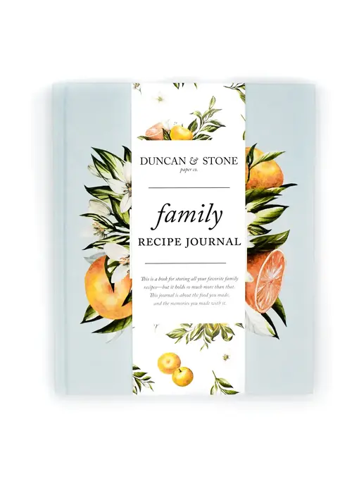 Family Recipe Book & Keepsake Journal | Christmas Gift