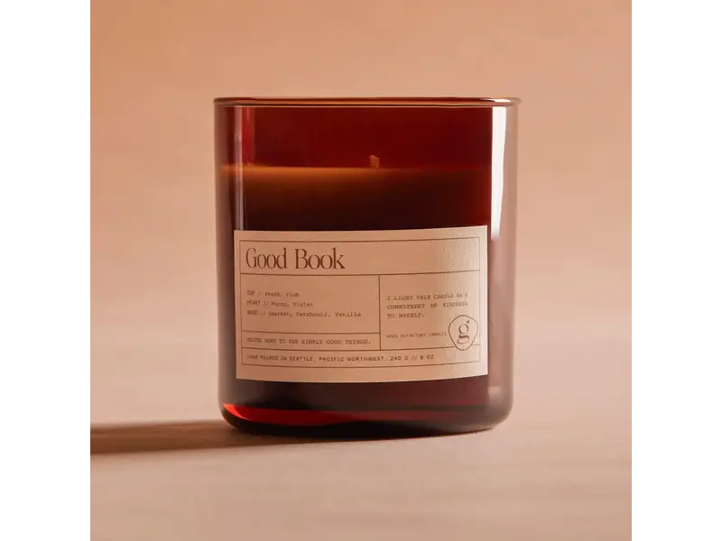 Good Olfactory Candles Good Book Candle