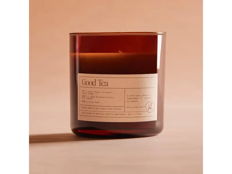 Good Olfactory Candles Good Tea Candle