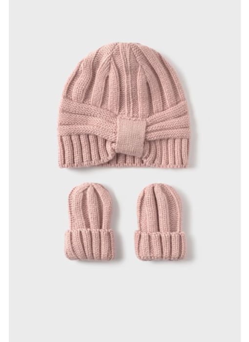 Hat and gloves set -