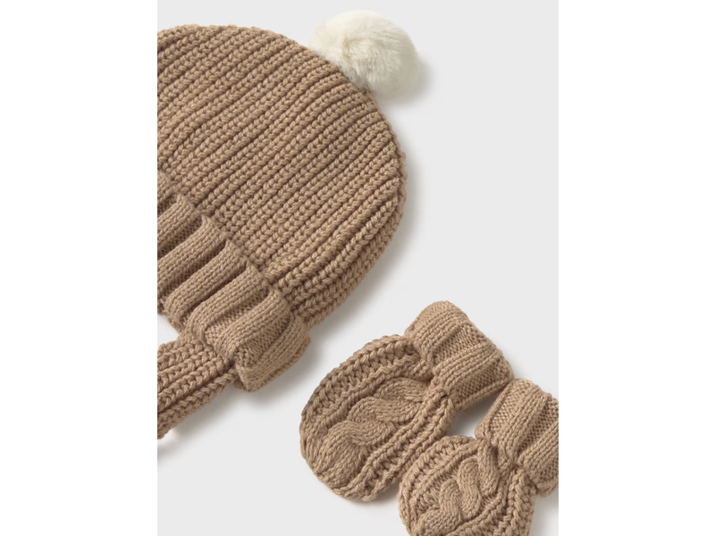 Mayoral Knit Hat and Mittens Set