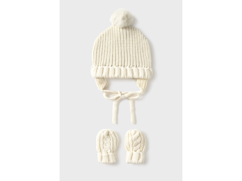 Mayoral Knit Hat and Mittens Set
