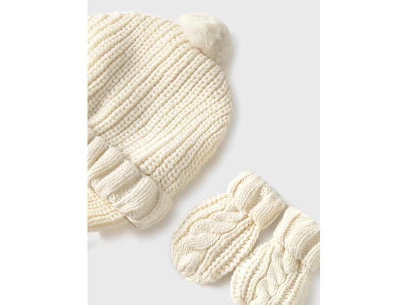 Mayoral Knit Hat and Mittens Set