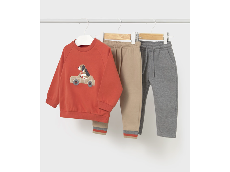 Mayoral 3-Piece Driver Dog Jogger Set