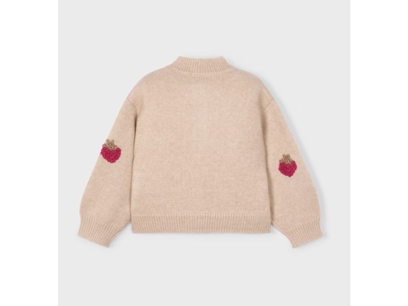 Mayoral Berry Knit Cardigan - Oat