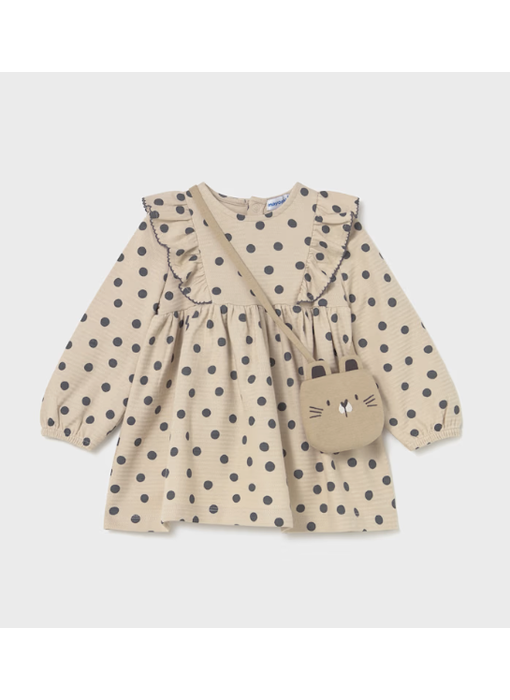 Polka Dot Dress with Purse