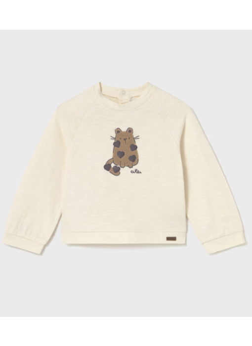 Oversize Fuzzy Cat T-shirt