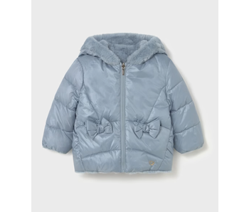 Reversible Faux Fur Jacket - Blue Bell