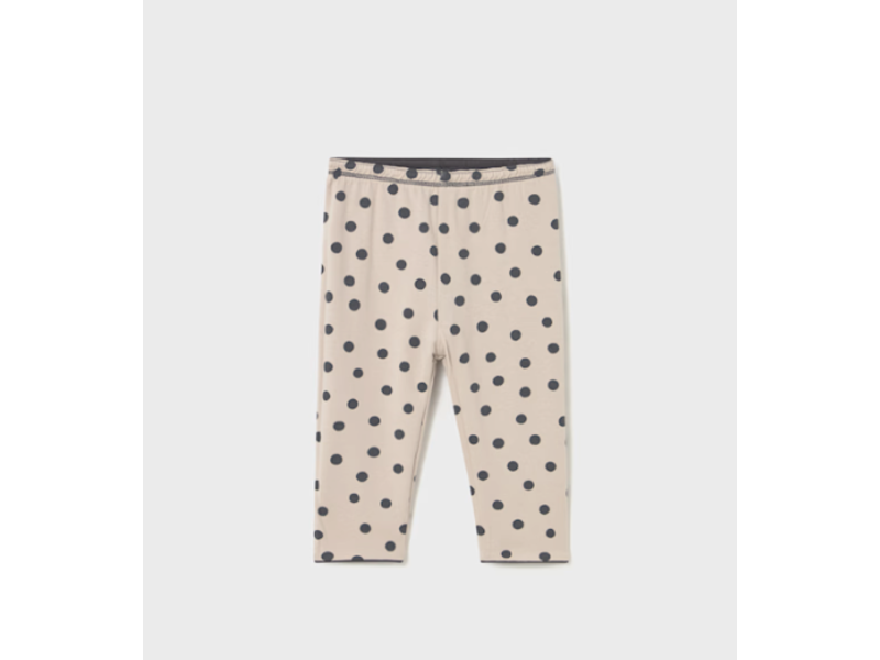 Mayoral Reversible Polka Dot Legging - Lead