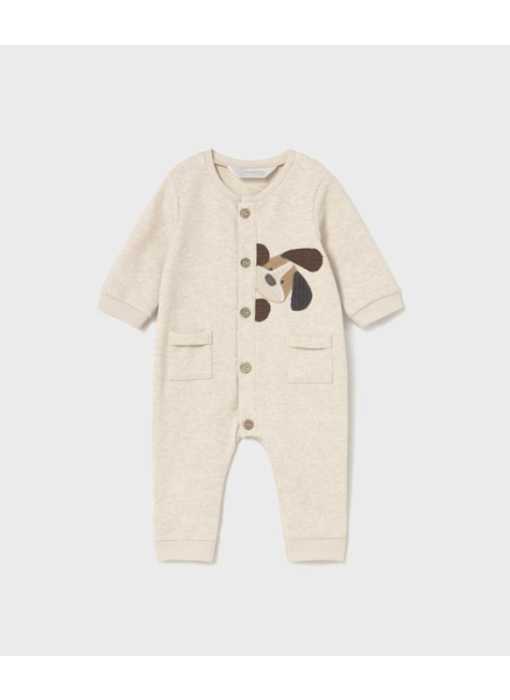 Soft Knit Pup Romper