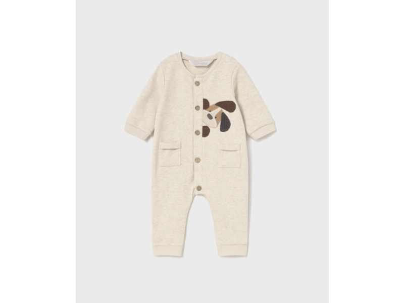 Mayoral Soft Knit Pup Romper
