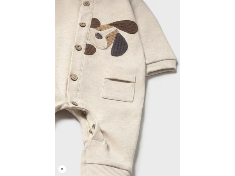 Mayoral Soft Knit Pup Romper