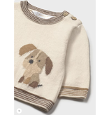 Mayoral Soft Knit Pup Sweater