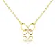 Girls 14K Gold-Plated Butterfly Charm Necklace