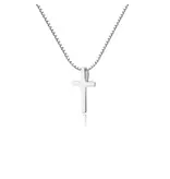 Cherished Moments Girls Sterling Silver Cross Charm Necklace-Baptism Communion