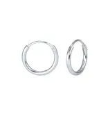 Cherished Moments Sterling Silver Endless Hoop Earring For Babies and Kids