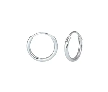 Sterling Silver Endless Hoop Earring For Babies and Kids