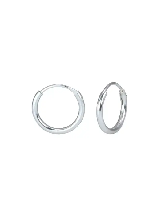Sterling Silver Endless Hoop Earring For Babies and Kids