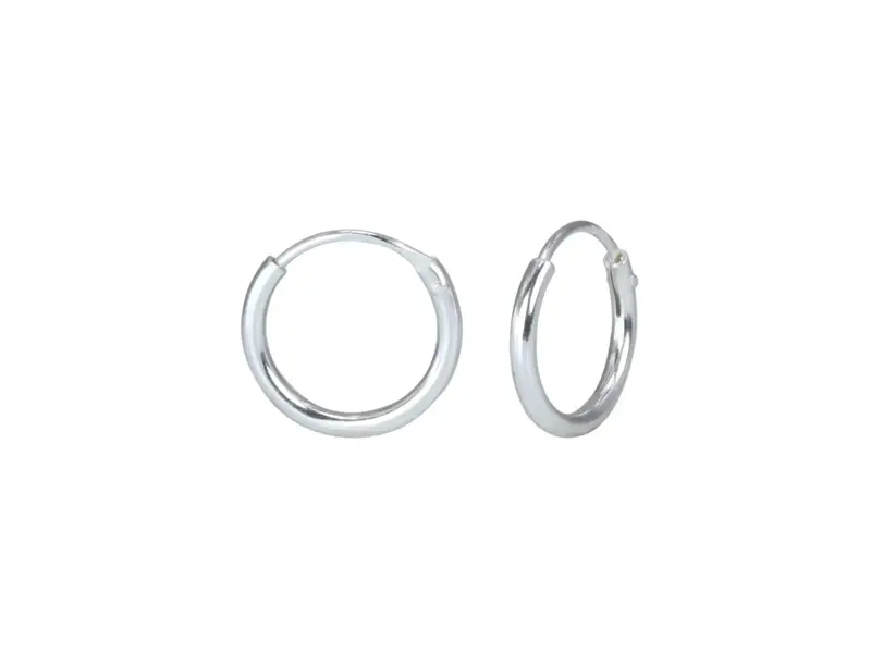 Cherished Moments Sterling Silver Endless Hoop Earring For Babies and Kids