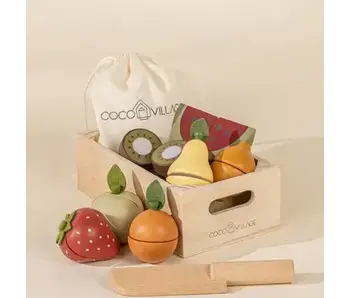 Wooden Fruits Playset
