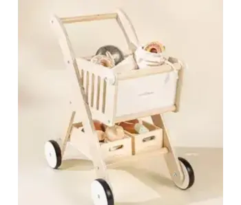 Wooden Shopping Cart - Foam