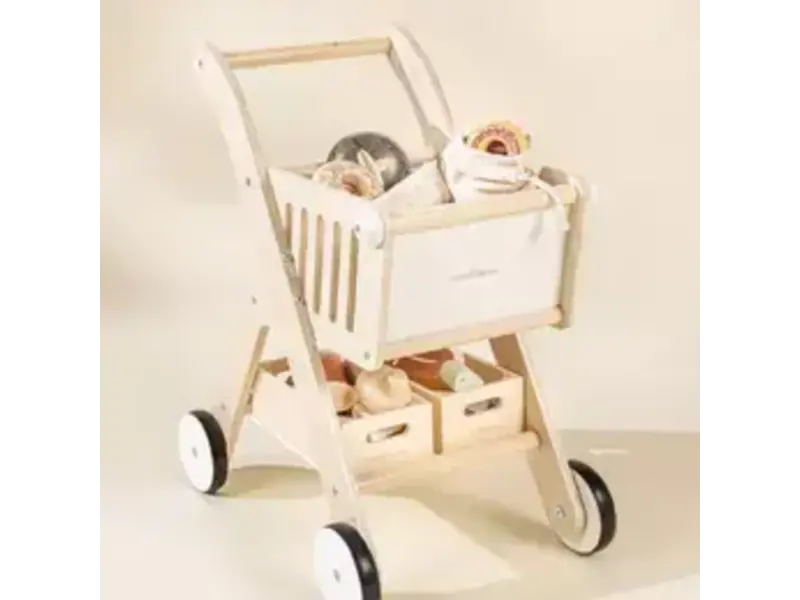 Coco Village Wooden Shopping Cart - Foam