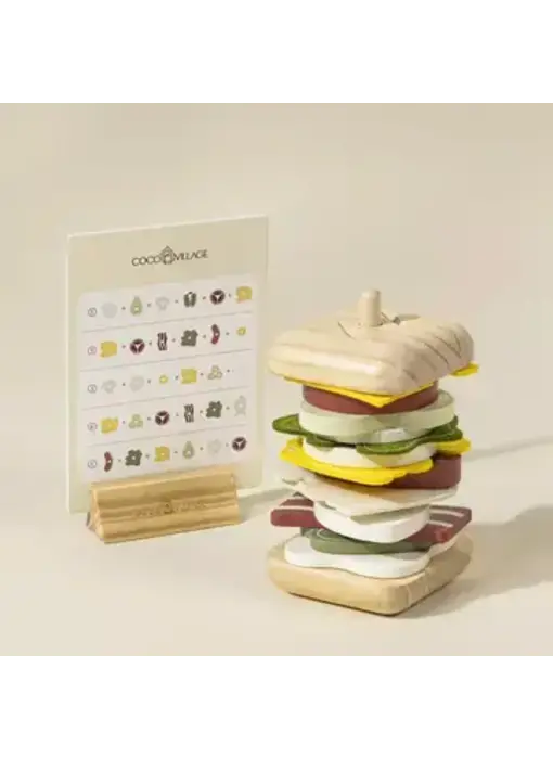 Wooden Stackable Sandwich