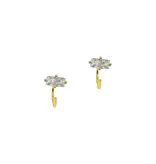 Adornia Baguette Huggie Hook Hoops Gold