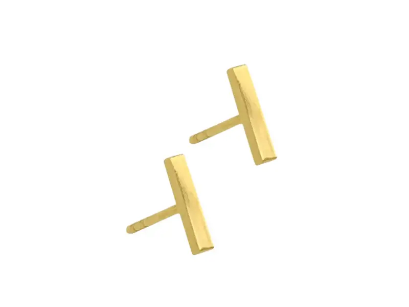 Adornia Bar Studs Gold