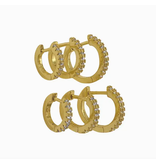 Adornia Gold Huggie Hoop Earring - Large
