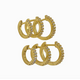Gold Huggie Hoop Earring - Mini