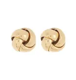 Adornia Knot Earrings Gold