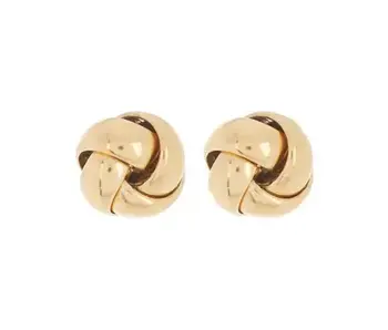 Knot Earrings Gold