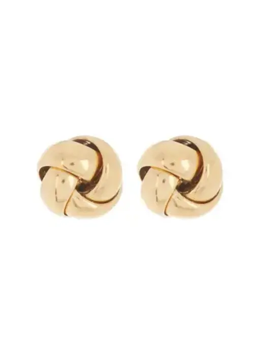 Knot Earrings Gold