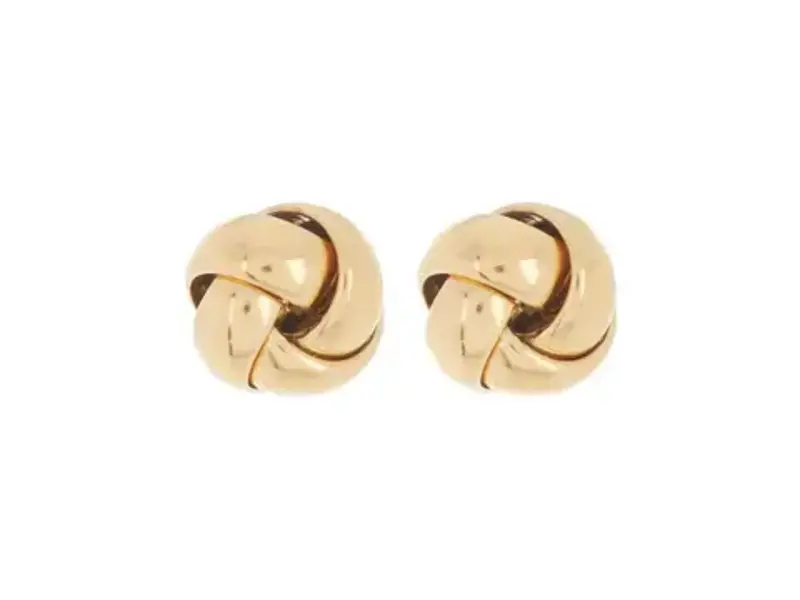 Adornia Knot Earrings Gold