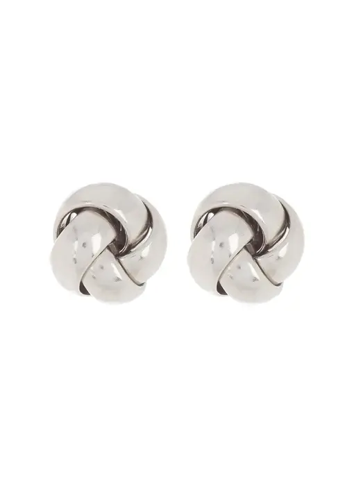 Knot Earrings Silver