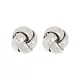 Knot Earrings Silver