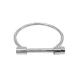 Adornia Screw Cuff Silver