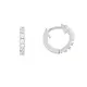 Silver Huggie Hoop Earrings - Mini