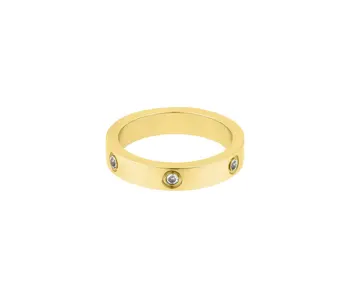Tarnish Resistant Pave Eternity Band Ring