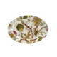 Oval Printed Stoneware Platter w/ Botanicals