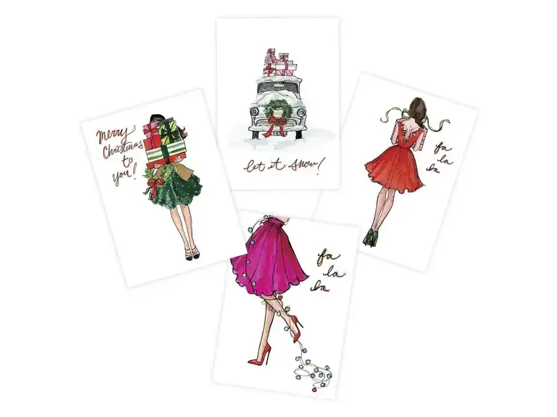 Graphique De France Chic Holiday Assorted Boxed Card