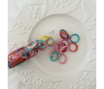 Little Essential Hair Ties For Kids - Pastel