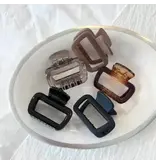 LoveLina Matte Rectangular Hair Claw - Cupo Basic Assorted