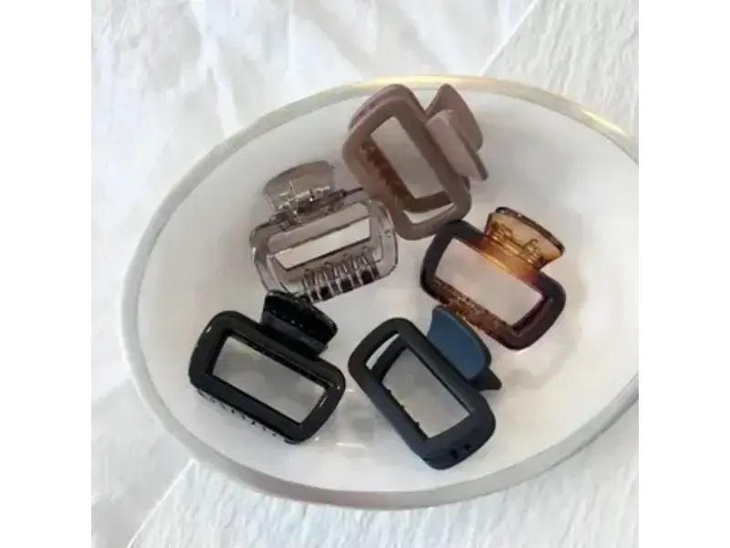LoveLina Matte Rectangular Hair Claw - Cupo Basic Assorted