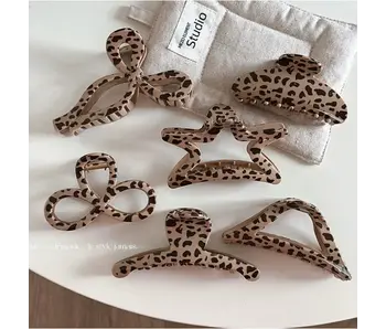 Wild Leopard Hair Claw