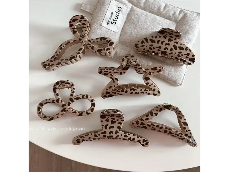 LoveLina Wild Leopard Hair Claw